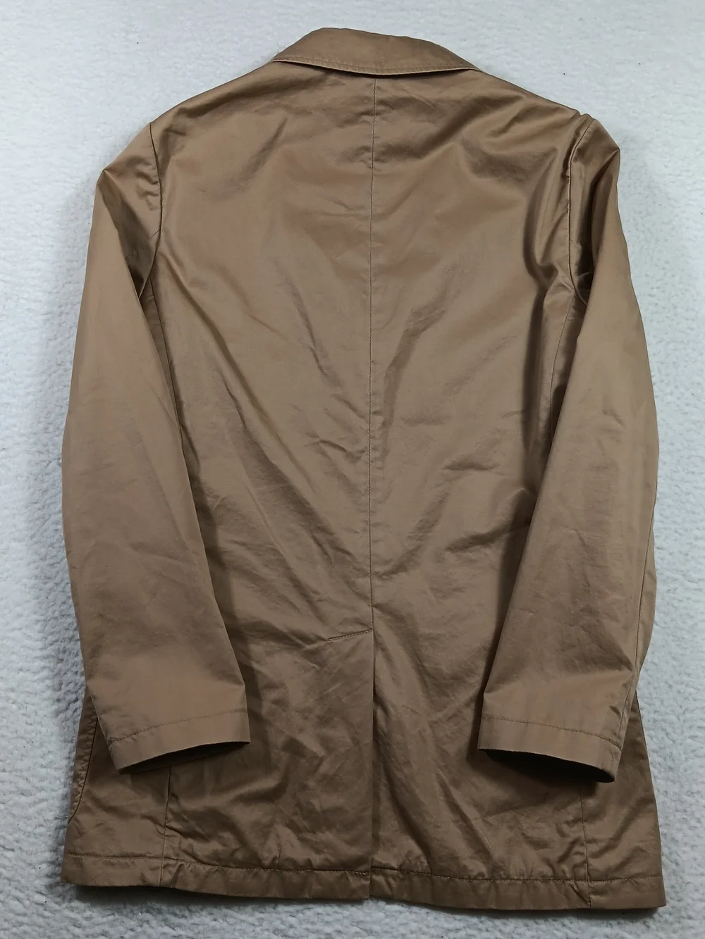 J. Crew Jacket Mens Small Tan Broken In Chino Blazer 3 Button Sport Coat Preppy